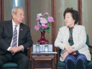 孙春兰会长在京会见泰国前副总理、泰中文化促进委员会主席披尼·扎禄颂巴